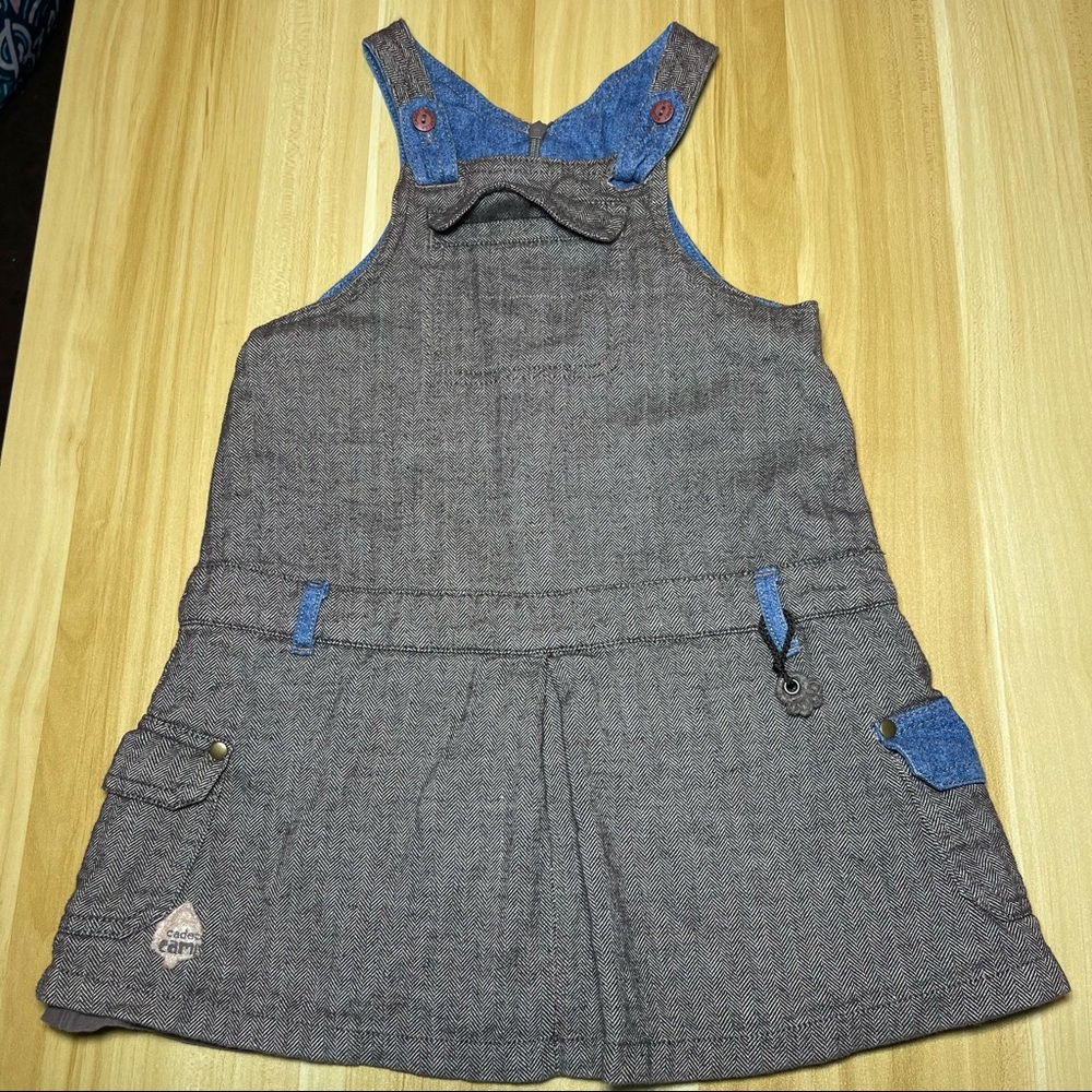 Cadete Rousselle Brown Overall Dress